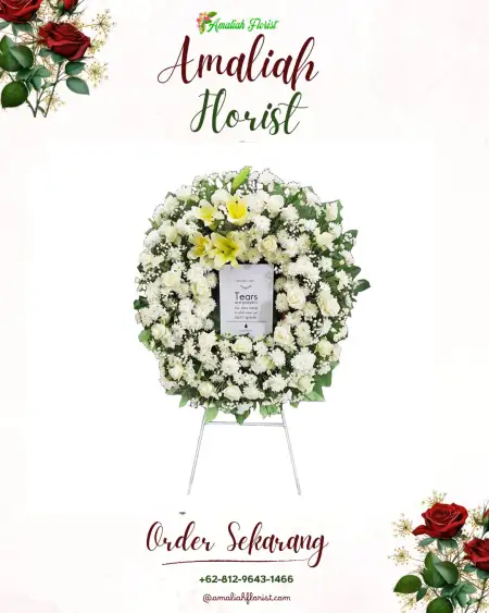 Krans Bunga Duka Musaik